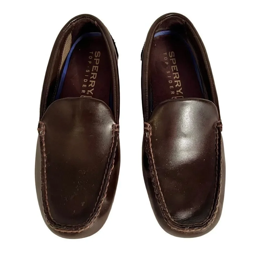 Sperry’s Men's Davenport Brown Venetian Driving Loafer Sz 8.5 Actor Wore On TV